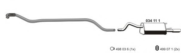 ERNST 050993 Exhaust System